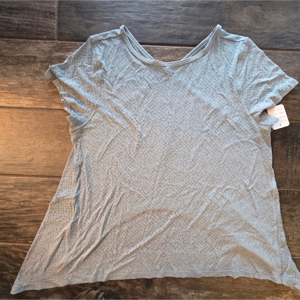 #396 Lululemon athletica Sky Blue Short Sleeve Tee